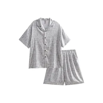 Same Language Pajama Set Men's Heather Gray