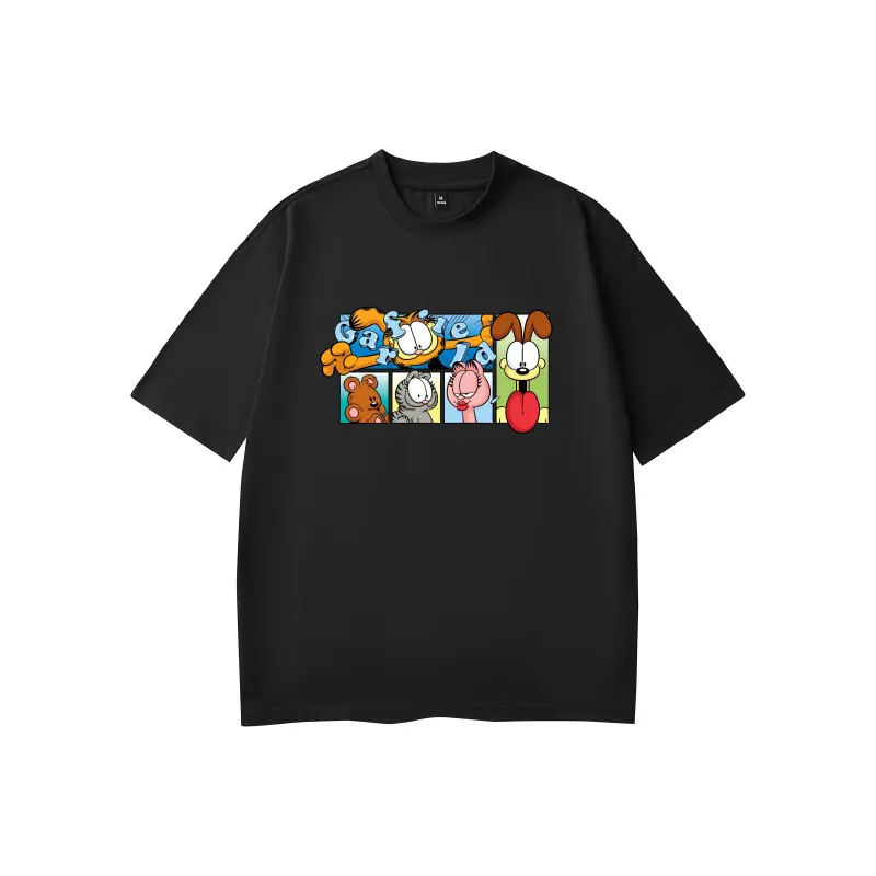 FOREVER 21 Garfield Joint Name T Shirts Unisex-5