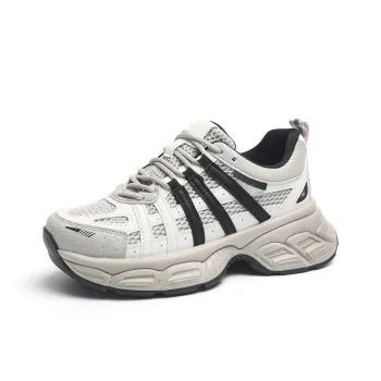 O.L Anti Slip Wear Resistant Breathable Height Increasing Low Top Chunky Sneakers Women's