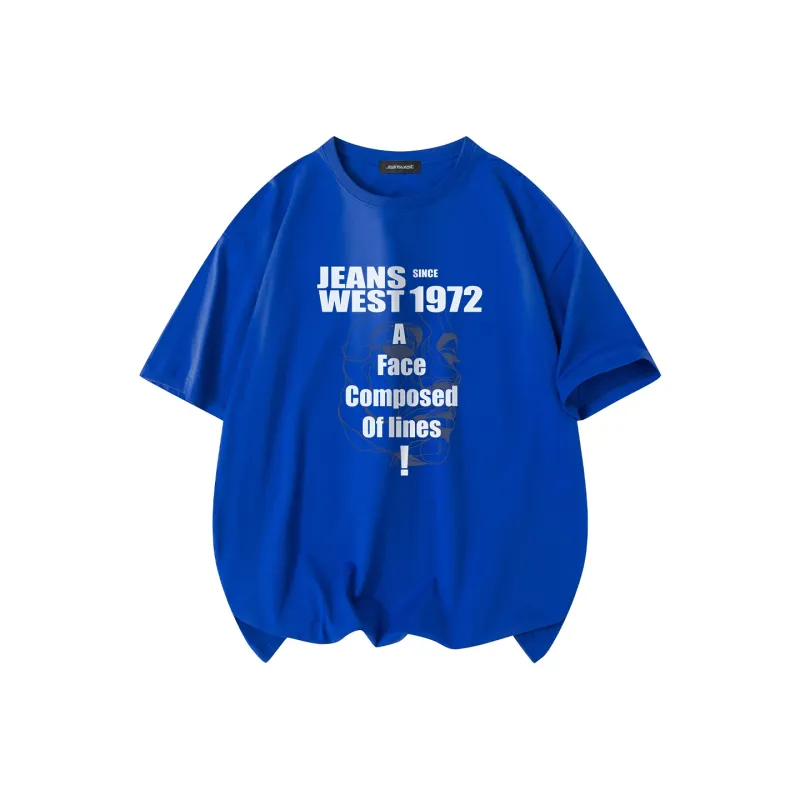 JEANSWEST T Shirt Unisex Dark Blue-10