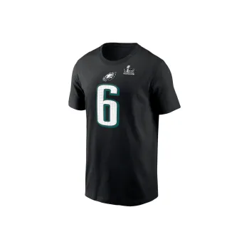 Nike NFL DeVonta Smith Philadelphia Eagles Super Bowl LIX T-Shirt Men's Black