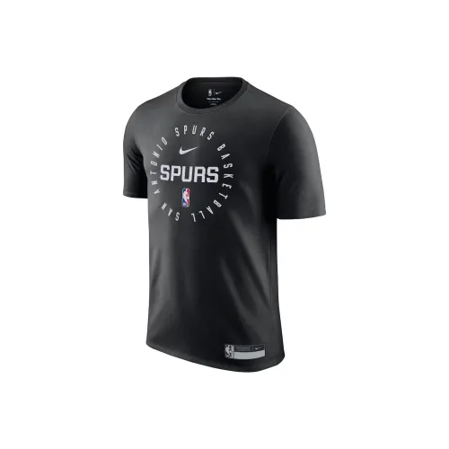 Nike x NBA San Antonio SpursDri Fit Legend On Court Practice Performance T Shirt Men's Black