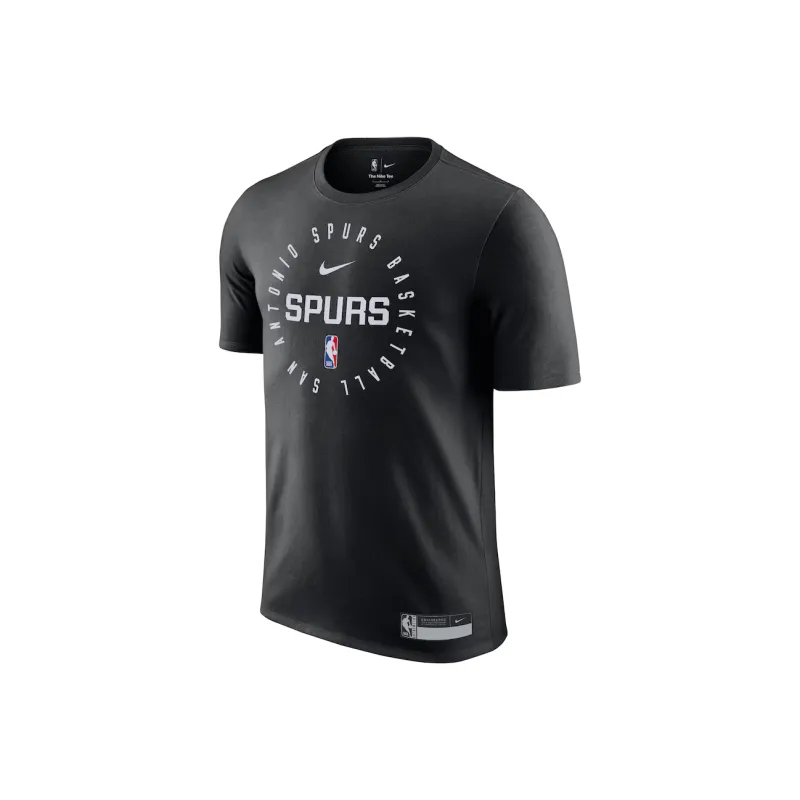 Nike x NBA San Antonio SpursDri Fit Legend On Court Practice Performance T Shirt Men's Black-0