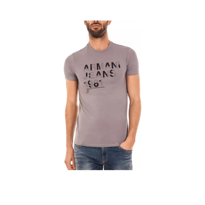 ARMANI JEANS T Shirt Men's Gray-0