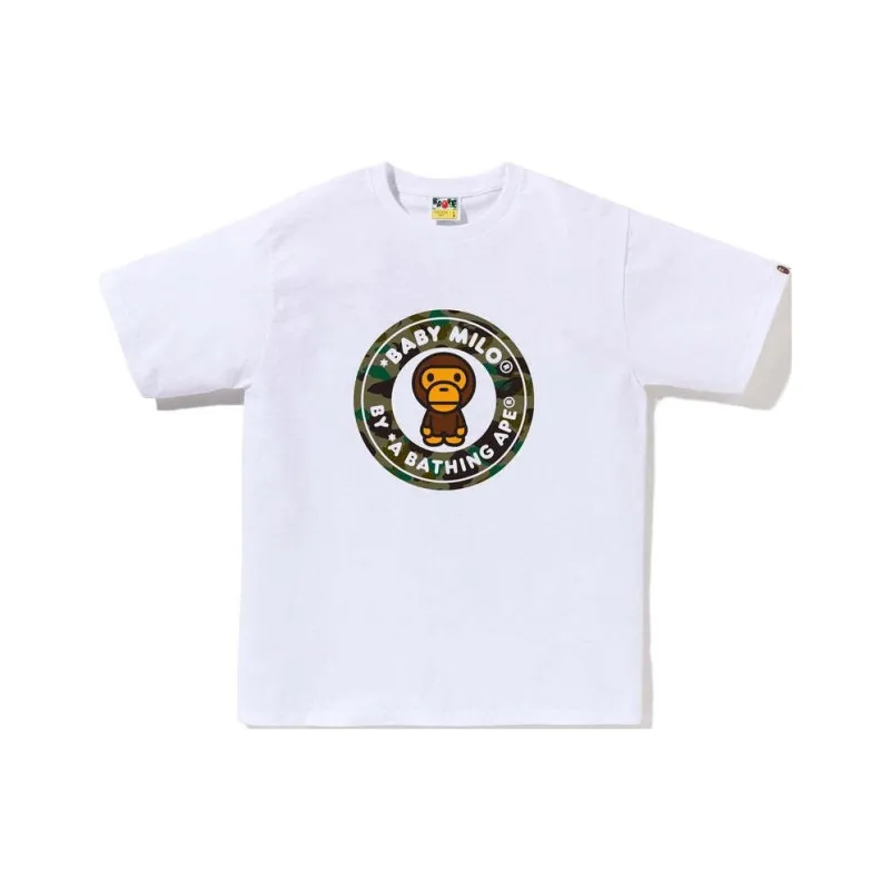 Bape Bape 1St Camo Milo Busy Works Tee-4