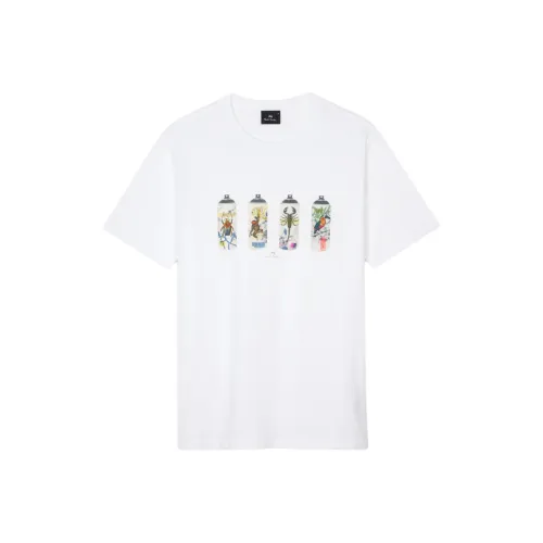 Paul Smith Spray Cans Print Crewneck T Shirt
