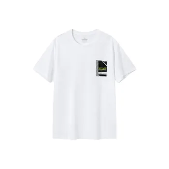 XTEP T Shirts Men Pearl White