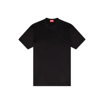 DIESEL T Adjust Slits R17 Logo Embroidered Crewneck T Shirt