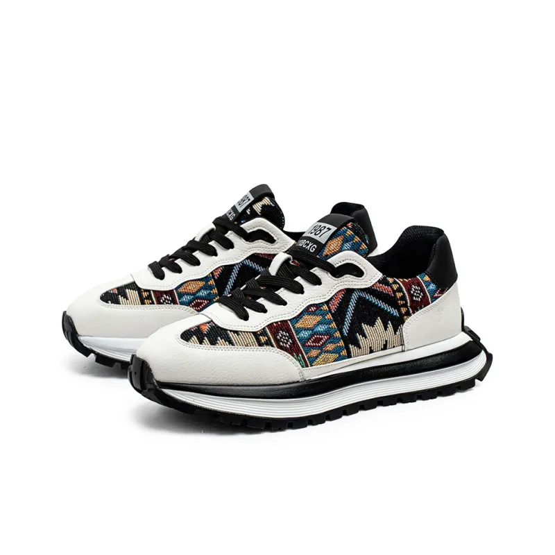 Team Bees Wear Resistant Coverage Slip Resistant Low Top Chunky Sneakers Men's-8