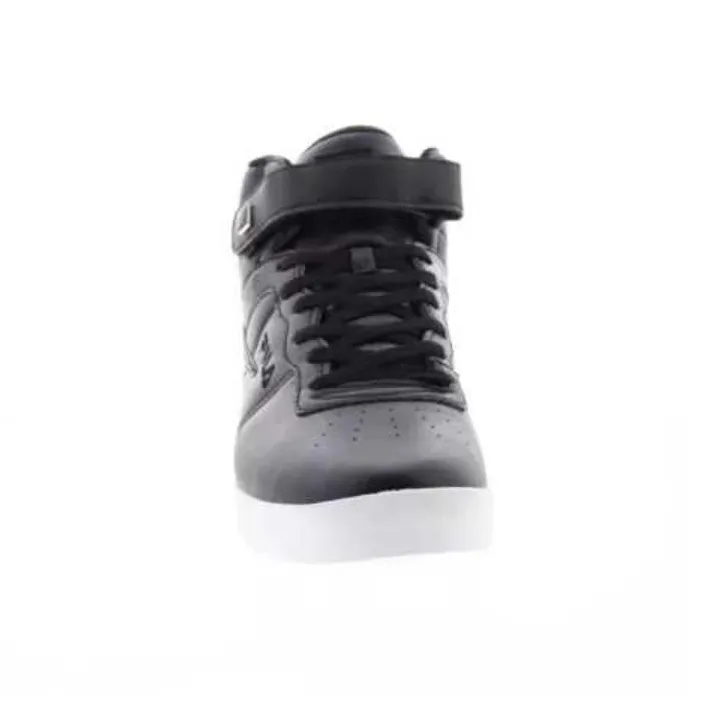FILA VULC 13 DISTRESS High Top Skateboard Shoes Men's Black White-2