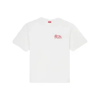 KENZO Heart Embroidered Oversized T Shirt