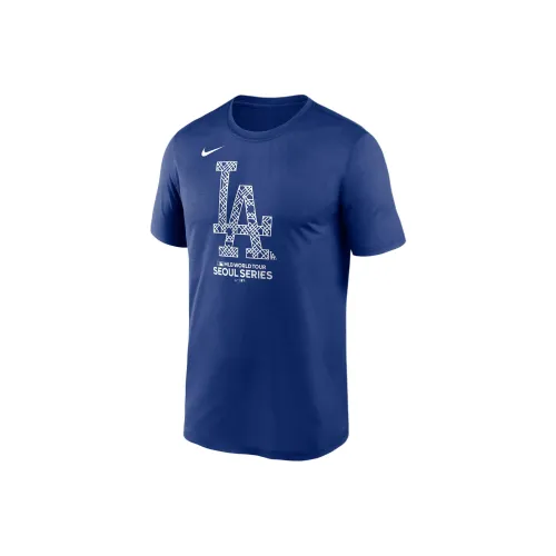Nike Los Angeles Dodgers 2024 MLB World Tour Seoul Series Legend T-Shirt Men's Blue