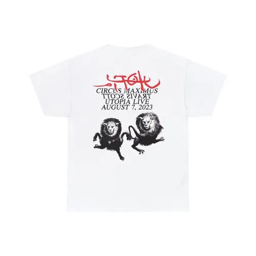 Travis Scott United States Tour Series T-Shirts Unisex White