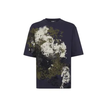 DSQUARED 2 Paint Splatter Crewneck T Shirt