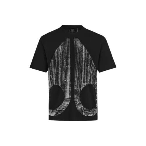 Moose Knuckles Graphic Printed Crewneck T-Shirt