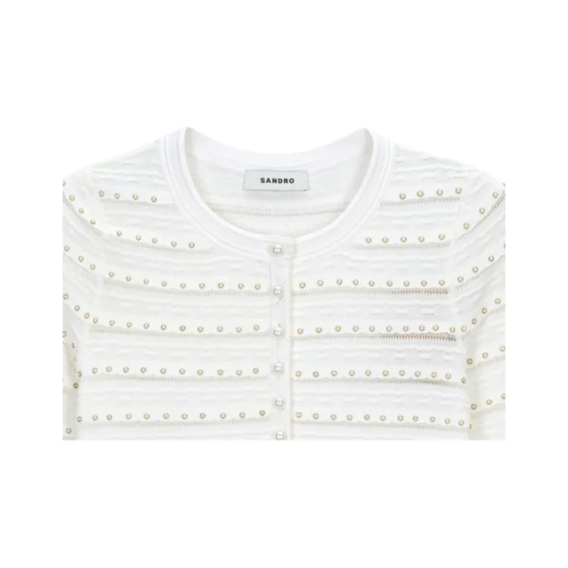 Sandro Beaded Cardigan-1
