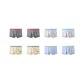 8 Pack (Khaki 2+Light Gray 2+Light Blue 2+Dark Gray 2)