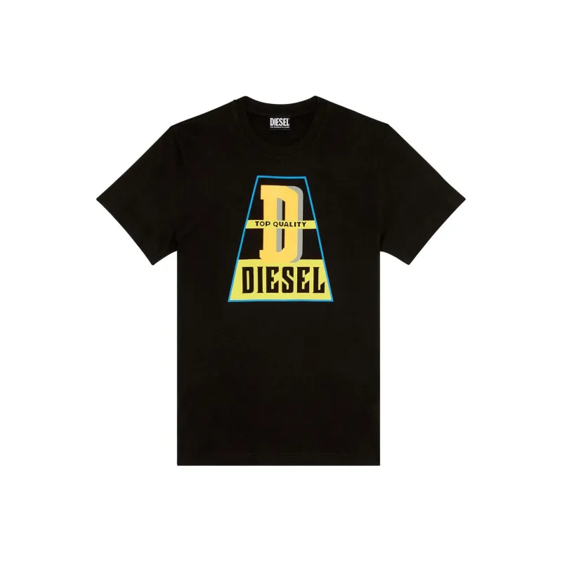 DIESEL T Shirts Men Black-0