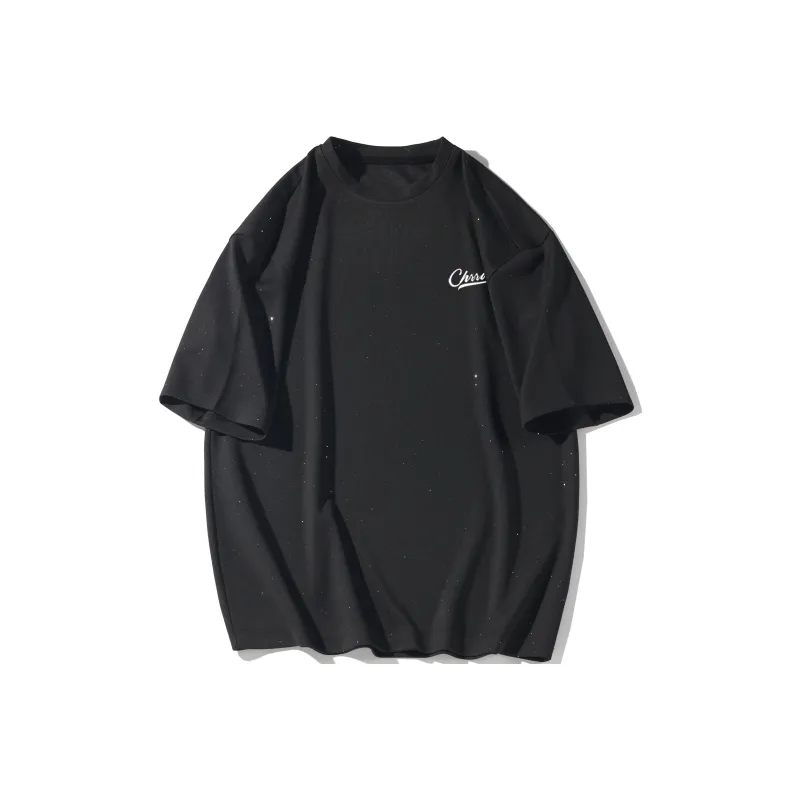 CHRROTA T-Shirts Unisex Black-0