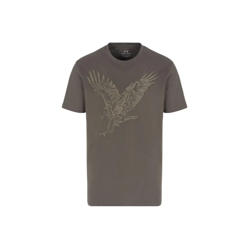 ARMANI EXCHANGEAE FW24 T Shirt Men's Brown-0