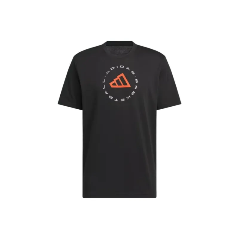 Adidas BASKETBALLHOOPS T-Shirt Men's Black-0