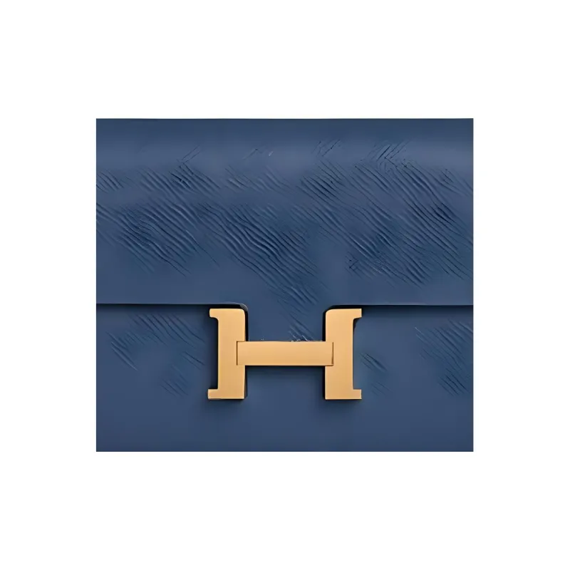 HERMES Constance To Go Epsom Leather Wallet Clutch Crossbody Bag Shoulder Bag Women's 7U Navy-3