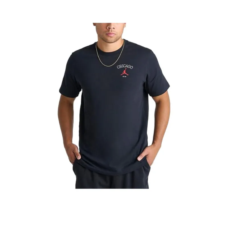 Jordan T Shirts Men Black-0