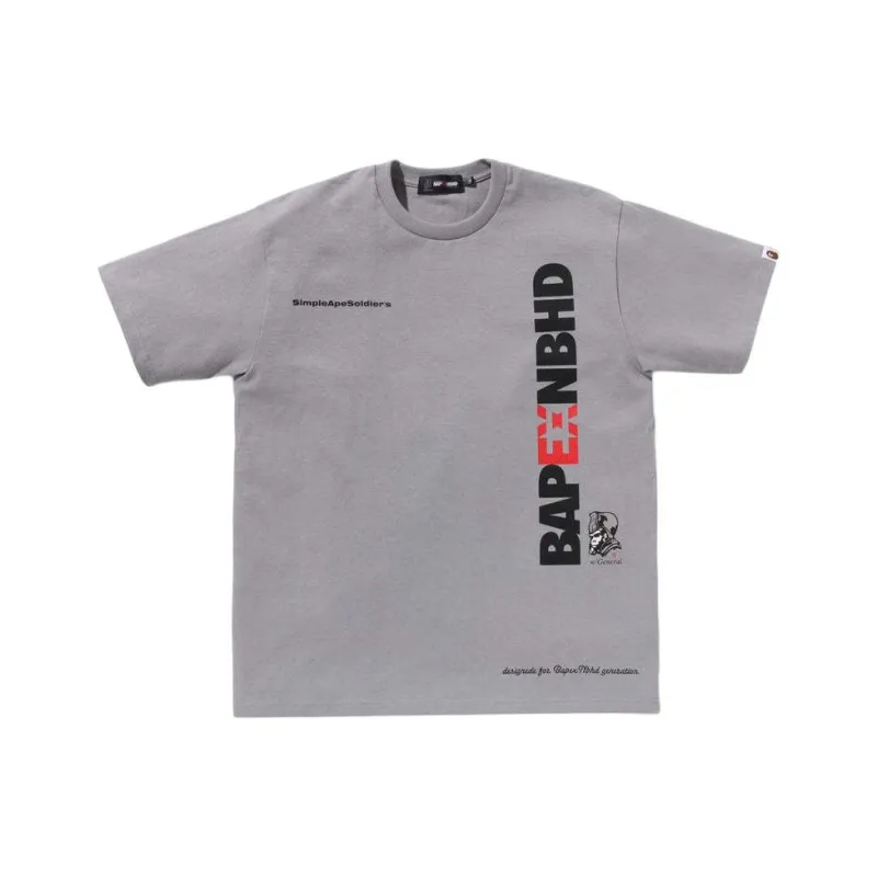 Neighborhood X A BATHING APE NEIGHBORHOOD Co brand T Shirts Unisex-4