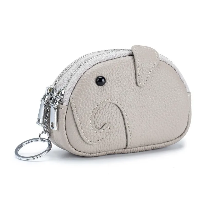 Tong Tong Rabbit Top Grain Cow Leather Coin Purse Regular Women's Multicolor-16