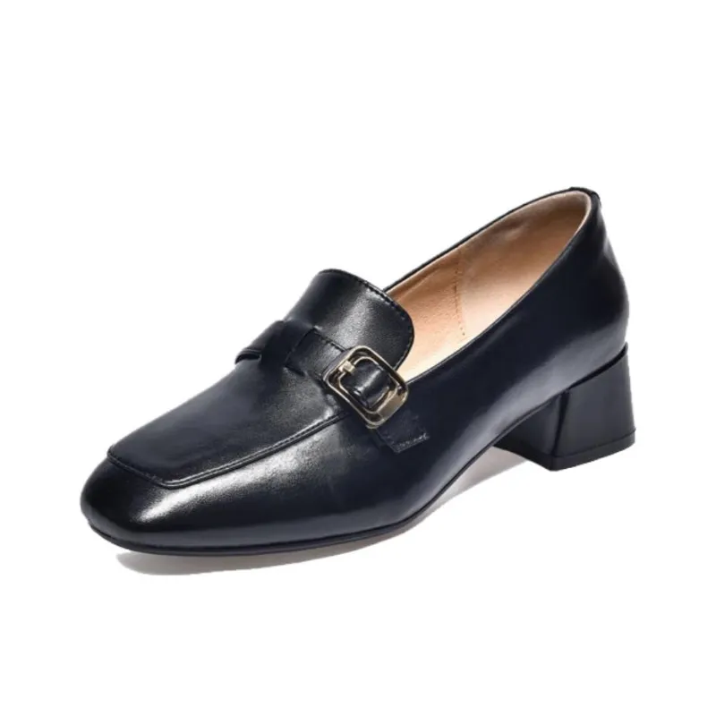 Devanro Casual Single Shoes Women's Black-0