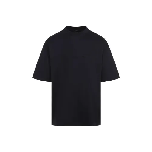 Armani EA7 Sweatshirt mit großem Logo in Schwarz