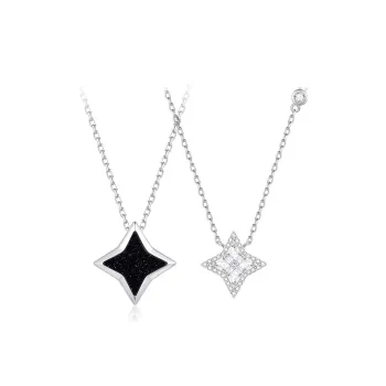 FANCI Light Series S925 Silver Inlaid Oyster Necklaces Women's