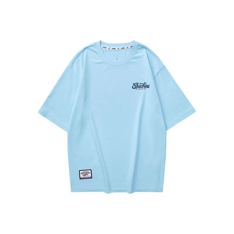 Skechers T Shirt Unisex Sky Blue-0
