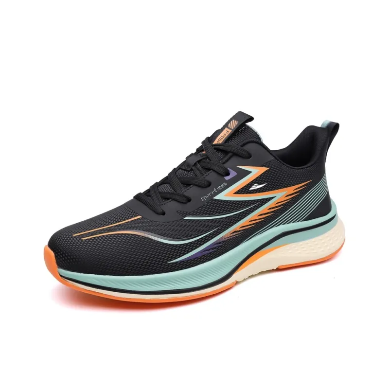 Kuding Anti Slip And Wear Resistant Breathable Low Top Casual Marathon Running Shoes Men's-5