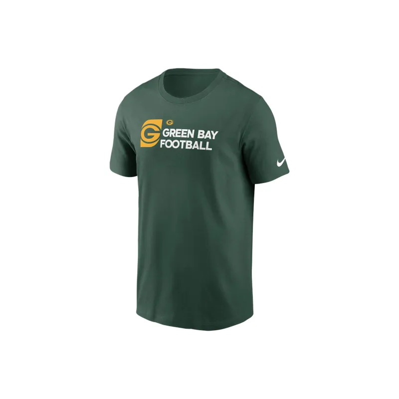 Nike NFL Green Bay Packers Team Outline Essential T-Shirt Men's Green-0