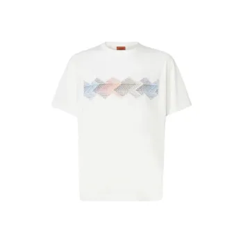 MISSONI Gradient Zig Zag Insert Crewneck T Shirt