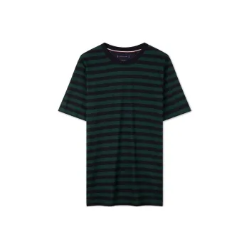 Tommy Hilfiger Logo embroidered Striped T shirt