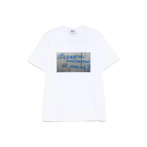 MSGM Graphic print T shirt