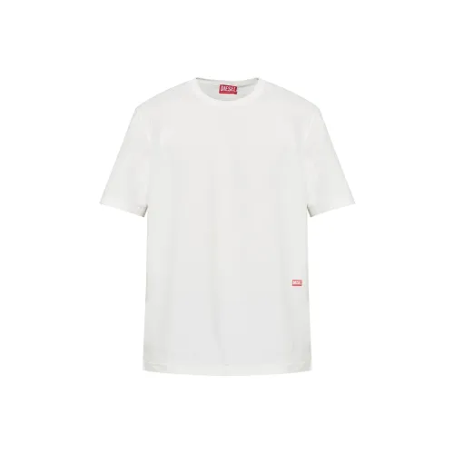 DIESEL T-Adjust-Slits-R13 Runway Set Printed T-Shirt