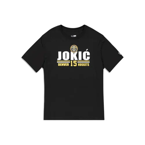 New Era SS24 Denver Nuggets T-Shirt Unisex Black