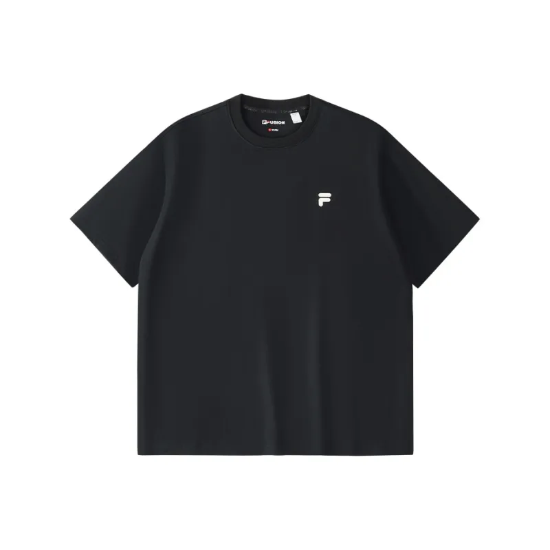 FILA FUSION T Shirt Unisex Jet Black-1