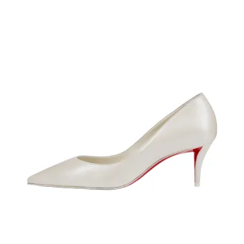Christian Louboutin Miss Z 60mm Pump Bianco Pearlescent Nappa Leather Women's
