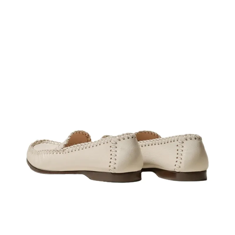 Hereu Sastre Casual Single Shoes Women's Beige-2