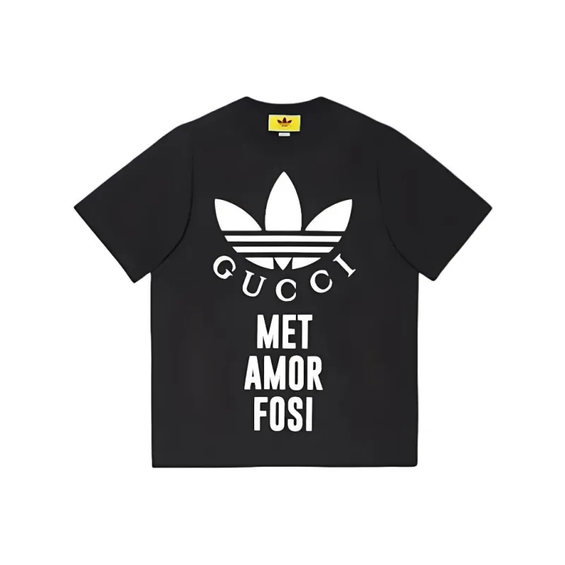 GUCCI x Adidas T Shirt Men's Black-0