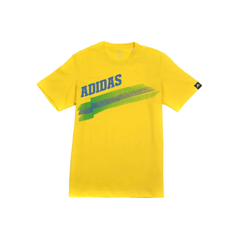 Adidas COUNTRY T Shirt Men's Yellow-0