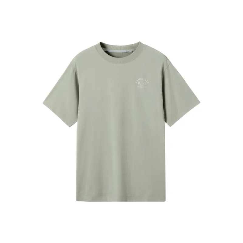CAMEL Sorona Cooling Mountain Stretch Solid Color Loose Fit T Shirt Unisex-9