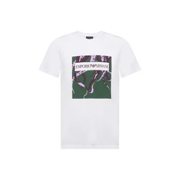 EMPORIO ARMANI SS24 Regular T Shirt Men's White