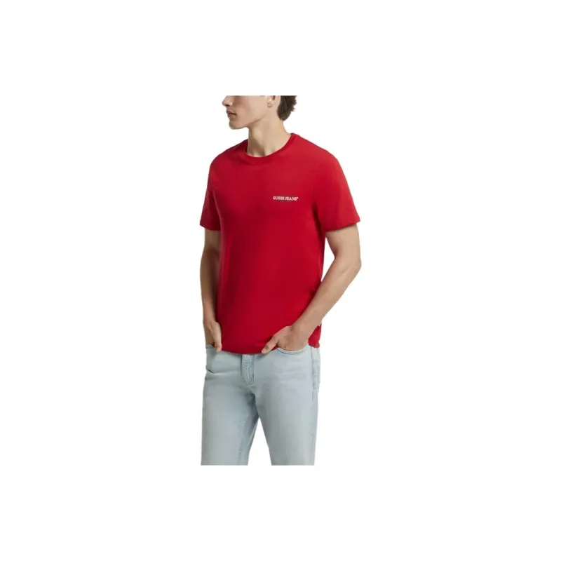 GUESS T-Shirts Men Red-0