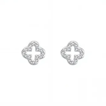 BING STUDIO 999 Fine Silver Stud Earrings Women's