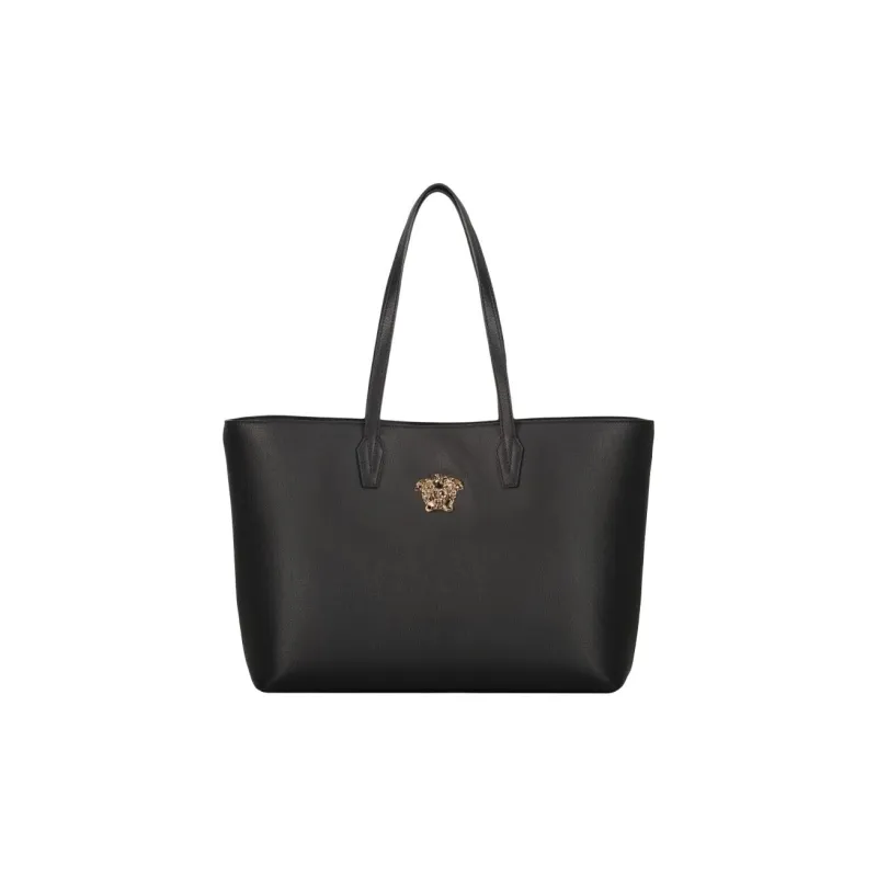 FANSIZHE Calfskin Tote Bag, Shopping Bag, Shoulder Bag Women's Black-0